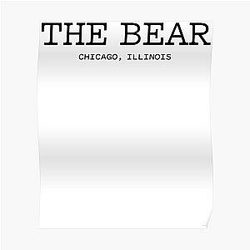 The Bear TV Poster RB2709