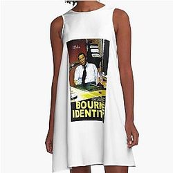The Walton's Frankenstein Horror Movie for The Audience The Bourne Identity Vintage A-Line Dress