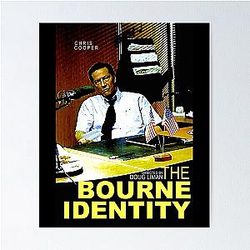 Gifts for Movie Fan The Bourne Identity Mens Funny Poster