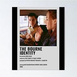 Graphic Poster for Fans The Bourne Identity Special Gift Mens Funny