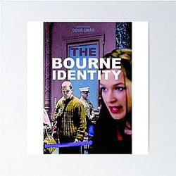 The Bourne Identity Frankenstein Horror Movie Vintage Poster