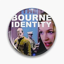 The Bourne Identity Frankenstein Horror Movie Halloween Vintage Pin