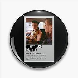 Graphic For Fans The Bourne Identity Mens Funny Pin