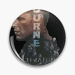 Jason Bourne The Bourne Identity Frankenstein Horror Movie Halloween Vintage Pin
