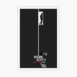 The Bourne Identity Book design Sticker