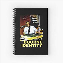 The Bourne Identity Spiral Notebook Great Gift for Movie Fan Mens Notebook