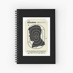 Funny Gifts for Bourne Identity Fans Spiral Notebook