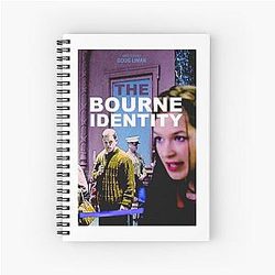 The Bourne Identity Frankenstein Horror Movie Halloween Vintage Notebook