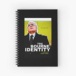Mens Bourne Identity Vintage Photograp Notebook