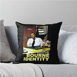 Gifts for Movie Fan The Bourne Identity Mens Funny Throw Pillow