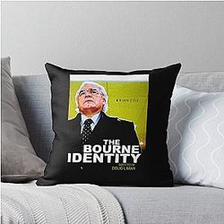 Mens The Bourne Identity Vintage Photo Throw Pillow