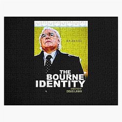 Mens the Bourne Identity Funniest Vintage Photograp Jigsaw Puzzle