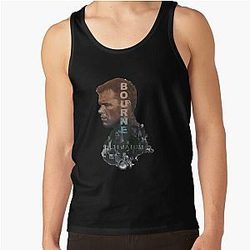 Jason Bourne 
The Bourne Identity 
Frankenstein Horror Movie for the Audience Vintage Tank Top 
The Waltons Halloween