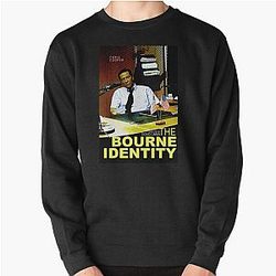 Gifts for Movie Fans The Bourne Identity Mens Funny Pullover Sweatshirt