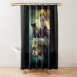 For the Bourne Identity Beautiful Model Bathroom Curtain