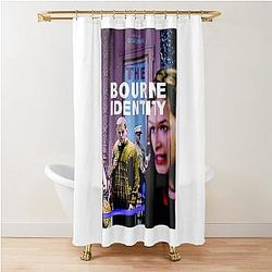 The Bourne Identity Frankenstein Horror Movie Halloween Vintage Shower Curtain