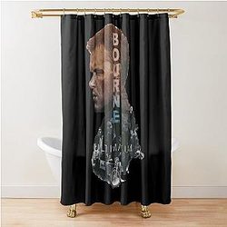 Jason Bourne The Bourne Identity Frankenstein Horror Movie Halloween Vintage Shower Curtain