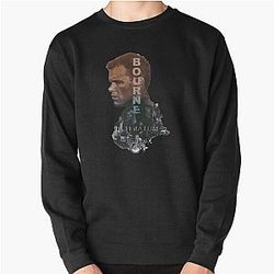 Jason Bourne The Bourne Identity Frankenstein Horror Movie Halloween Vintage Pullover Sweatshirt