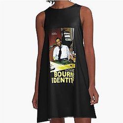 Gifts For Movie Fan Great The Bourne Identity Mens Funny A-Line Dress