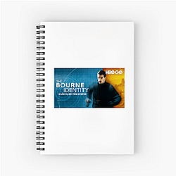 The Bourne Identity Merch The Bourne Identity Notebook