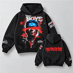 The Boys Homelander You Need Me Graphic Hoodie NTT1910 The Boys Hoodies