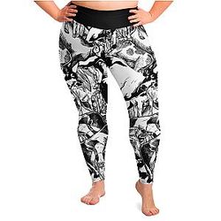 Cow Pattern Plus Size Leggings Official Merch CL1211