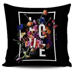 Love Floral Cushion Cover Official Merch CL1211