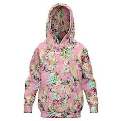Flower Unicorn Kids Hoodie Official Merch CL1211