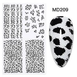 Cow Print Nails - Skin Nail Foil Sticker MD209