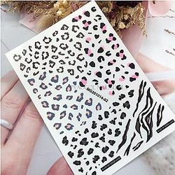 Cow Print Nails - 3D Self-Adhesive Nail Art Sticker M104