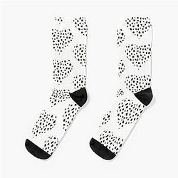 Dotted Spots Y2k aesthetic trendy heart design  Socks Flagship RB1809