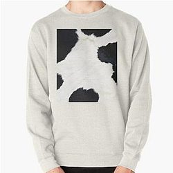Cow Hide Animal Print Pullover Sweatshirt Flagship RB1809