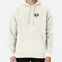 Cow Print Heart Pullover Hoodie Flagship RB1809