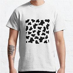 Moo Cow Print Pattern  Classic T-Shirt Flagship RB1809