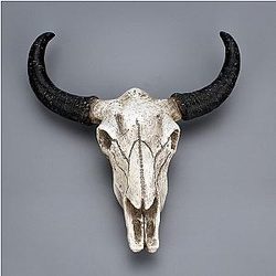 Resin Cow Skull Wall Decoration Official Merch CL1211