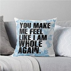 The Cure - You Make Me Feel Like I Am Whole Again Throw Pillow