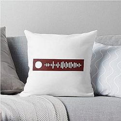 Plainsong The Cure - Spotify Code Throw Pillow