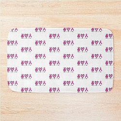 Fight the cure for cancer Bath Mat