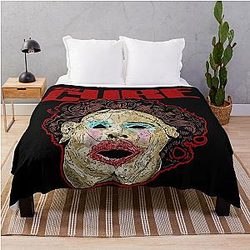 The Cure Band Shirt Throw Blanket