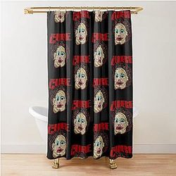 The Cure Band Shirt Shower Curtain