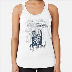 The Cure - Lovecats Racerback Tank Top