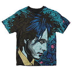 Robert Smith Floral LA 1105 The Cure T-Shirts