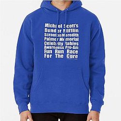 The Office - Michael Scott's Dunder Mifflin Scranton Meredith Palmer Memorial Celebrity Rabies Awareness Pro-Am Fun Run Race For The Cure Pullover Hoodie