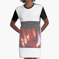 The Cure - Pography - 4th Album Graphic T-Shirt Dress