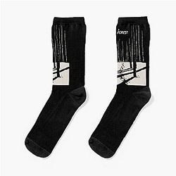 The Cure A Forest winter Socks