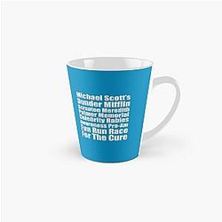 Michael Scott's Dunder Mifflin Scranton Meredith Palmer Memorial Celebrity Rabies Awareness Pro-Am Fun Run Race For The Cure Tall Mug