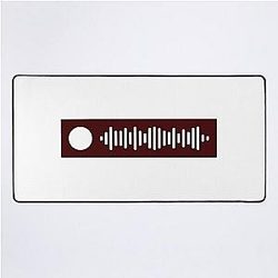 Lullaby The Cure - Spotify Code Desk Mat
