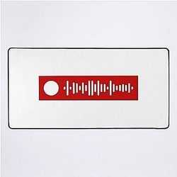 Lovesong The Cure - Spotify Code Desk Mat