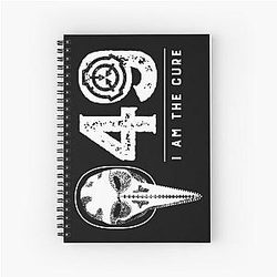 SCP-049 Plague Doctor SCP Foundation - I Am The Cure Spiral Notebook