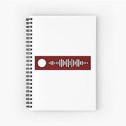 Homesick The Cure - Spotify Code Spiral Notebook